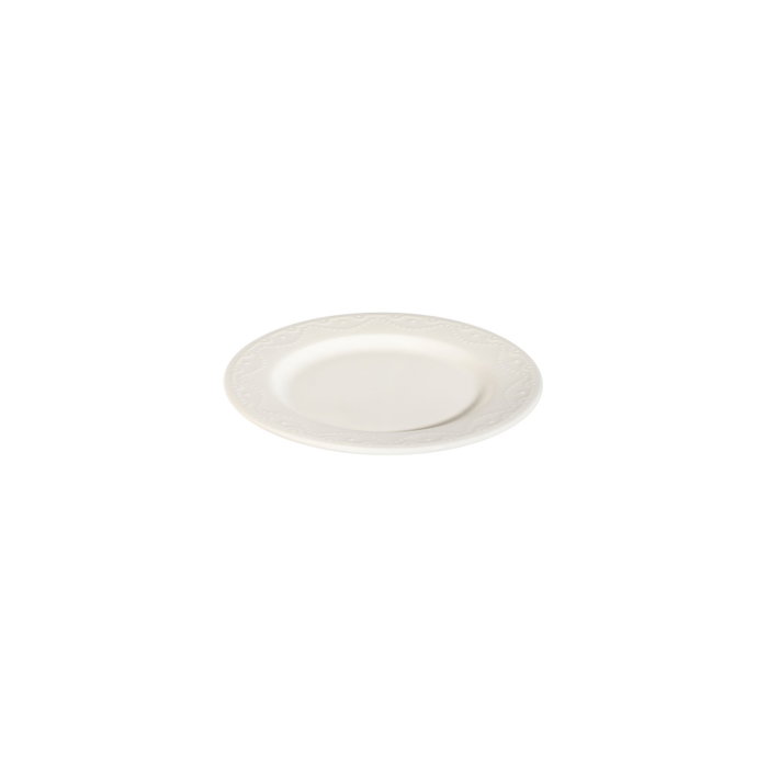 Hermia Juego de cena Zincir Zincir 24 piezas Blanco